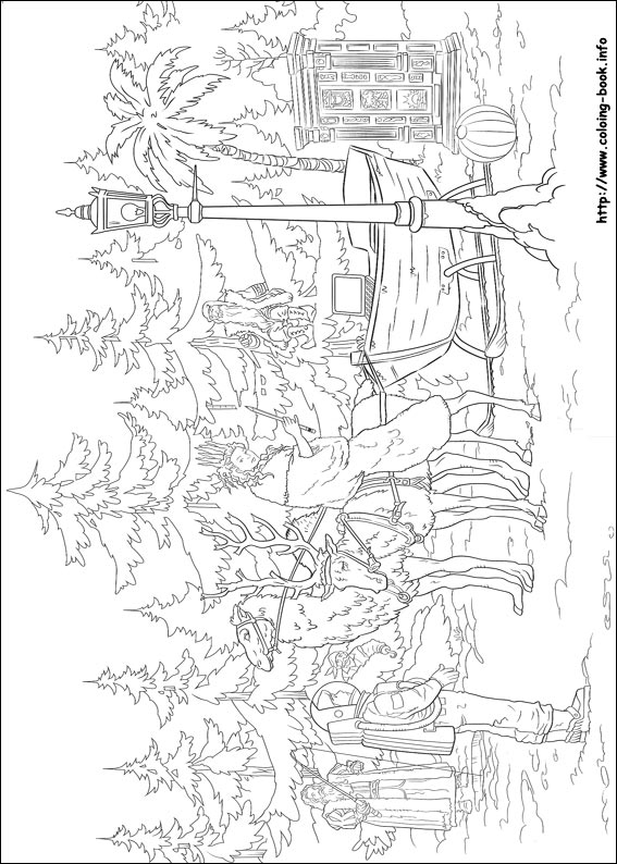 The chronicles of Narnia coloring picture